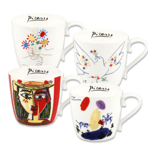 4 Kaffeebecher »Picasso«.