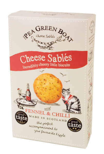 Käsegebäck »Cheese Sablés Fennel & Chilli«.