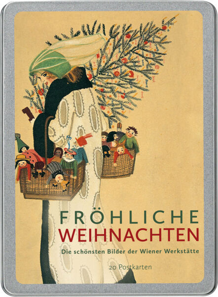 Fröhliche Weihnachten. Die schönsten Bilder der Wiener Werkstätte. Postkarten-Set.