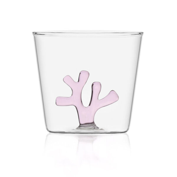 Trinkglas »Koralle«, rosa.
