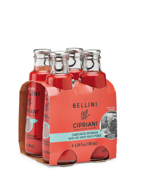 »Bellini« - Cocktailbasis mit weißem Pfirsich-Püree.
