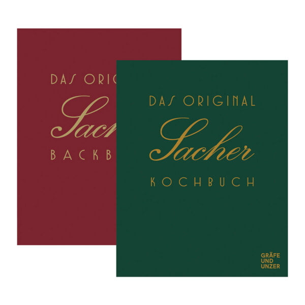 Das Original Sacher-Kochbuch & Das Original Sacher-Backbuch, 2 Bände.