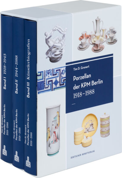 Porzellan der KPM Berlin. 1918 - 1988. 3 Bände.