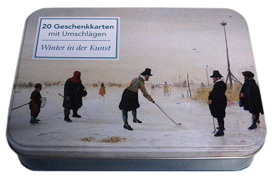 Grußkartenbox »Der Winter in der Kunst«.