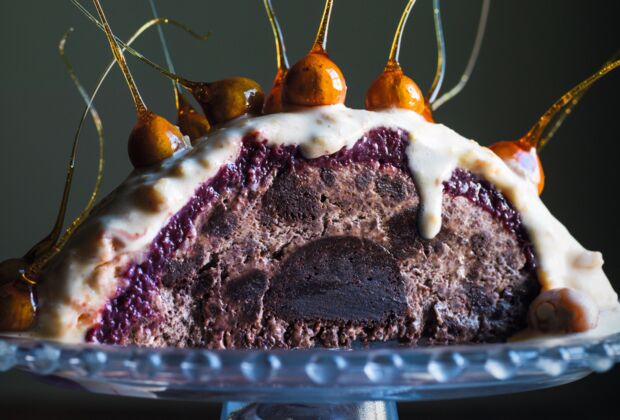 Eisbombe mit karamellisierten Haselnüssen | Feinschmecker