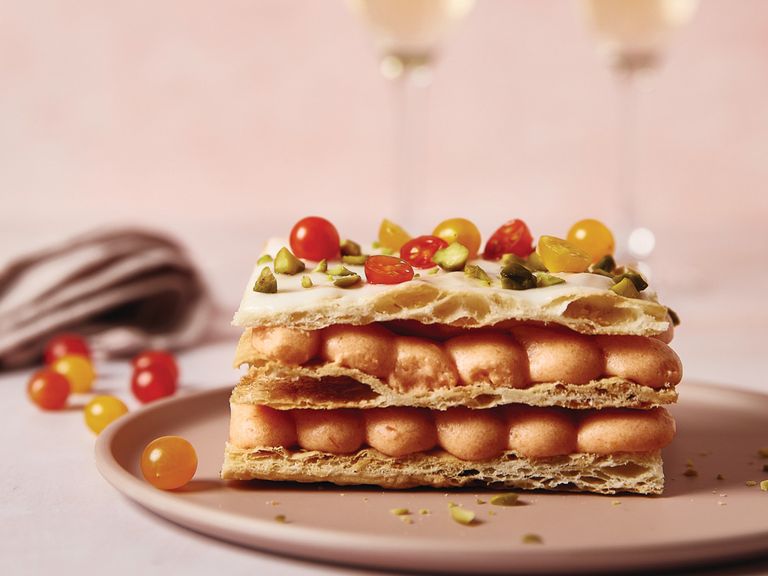 Tomaten-Millefeuille mit Pistazien tomaten-millefeuille-mit-pistazien