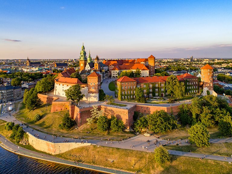 Wawel – Der Burgberg in Krakau. Der Wawel