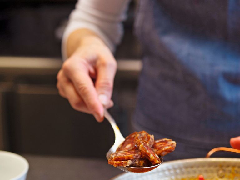 Rezept Cataplana: Schritt 10 - Zutaten hinzufügen