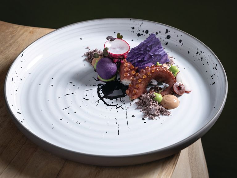 pulpo-mit-lila-kartoffeln-kalamata-oliven-und-radieschen-im-reinhartshuber-im-gwandhaus