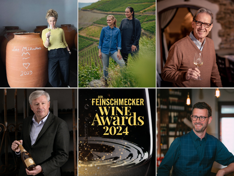 Die Preisträger*innen von den Wine Awards 2024. WineAwards_2024_Preisträger