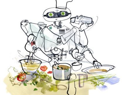 Illustrationen von Karin Kellner morgen-kocht-der-roboter