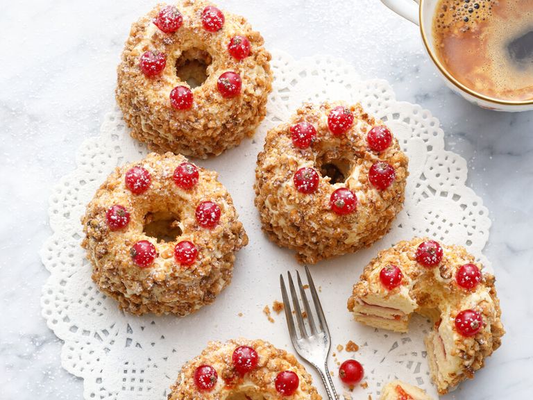 Der frankfurter kranz in der kleinen Variante frankfurter-kraenzchen