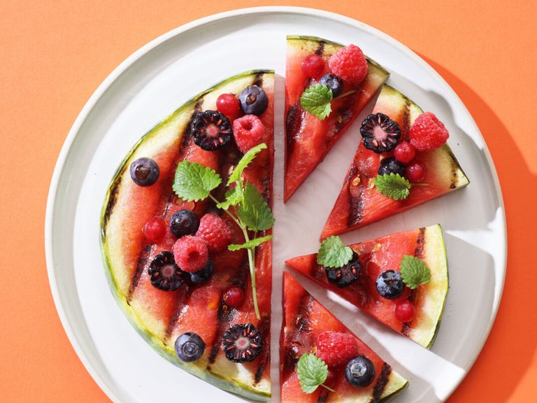 Melonen-Pizza-Beeren Melonen-Pizza-Beeren