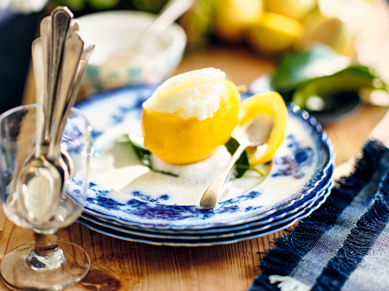 Donnay-Hay-Zitronensorbet