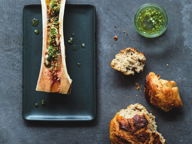 Rezept Rindermark mit Bauernbrot Rezept Rindermark mit Bauernbrot