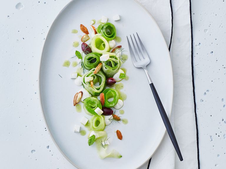 Gurkensalat „The Greek“
 griechischer-gurkensalat