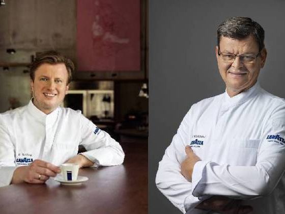 Lavazza_Harald Wohlfahrt und Kevin Fehling Lavazza_Harald Wohlfahrt und Kevin Fehling