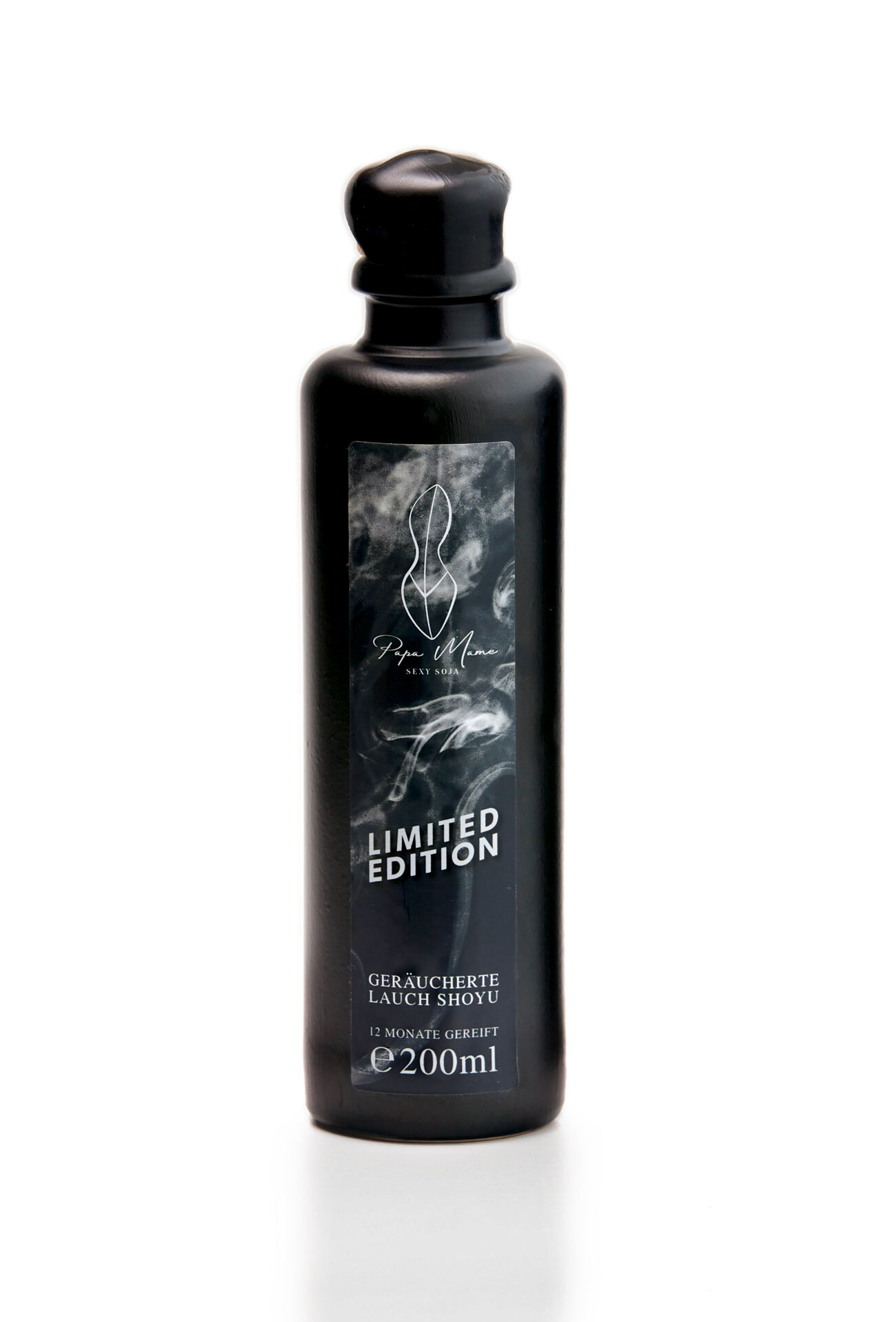 Beste Sojasauce Platz 5, schwarze Flasche mit Wachsverschluss