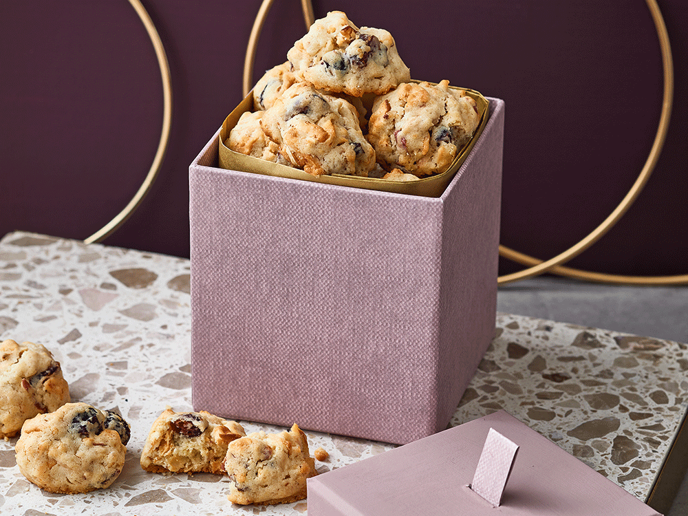 Bratapfel-Cranberry-Cookies