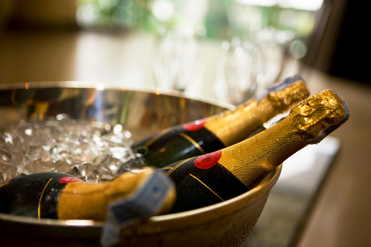 champagnerflaschen