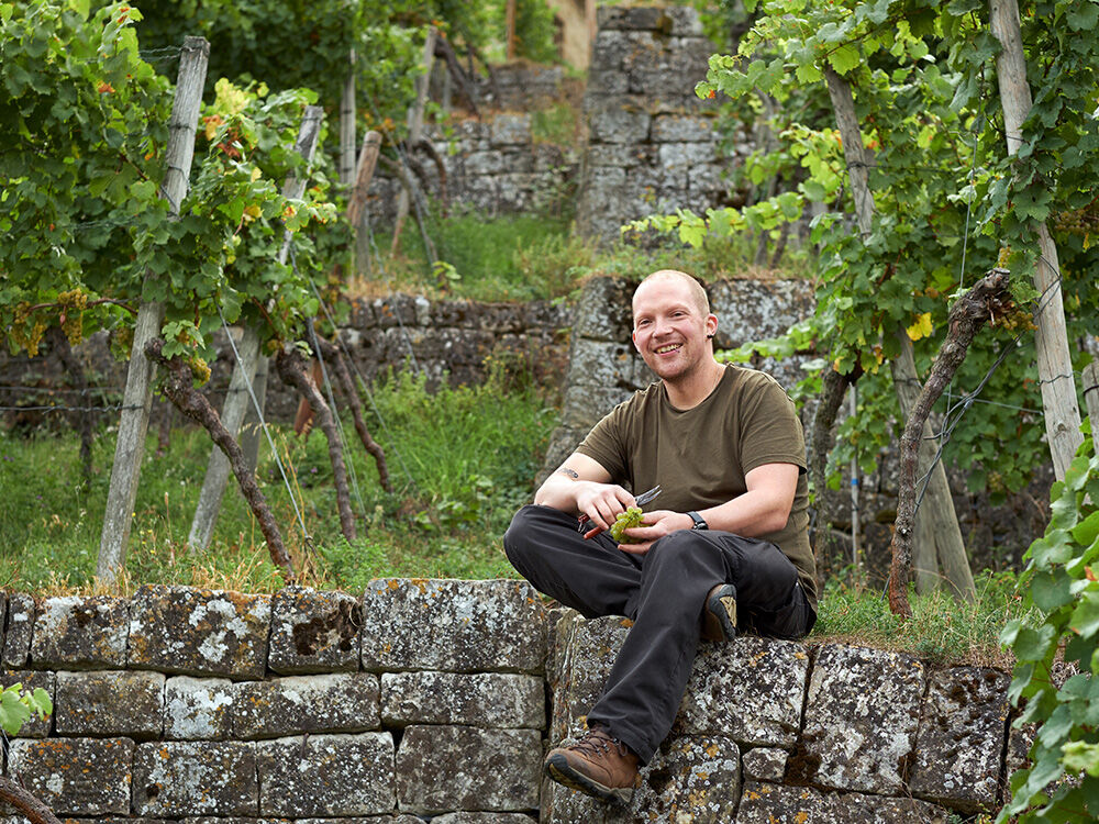 Moritz Haidle vom Weingut Haidle