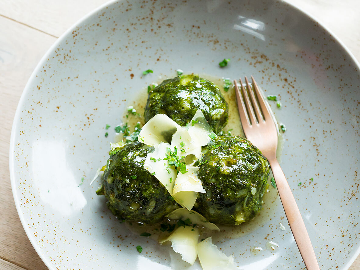 Kochschule_Spinatknödel_Rezeptfoto