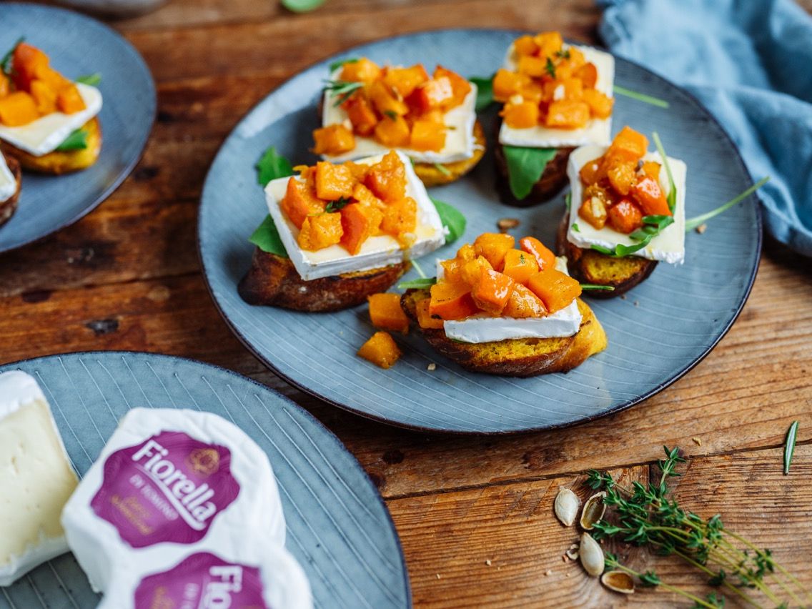 Kuerbis Baguette mit Kuerbis Bruschetta und Fiorella-108