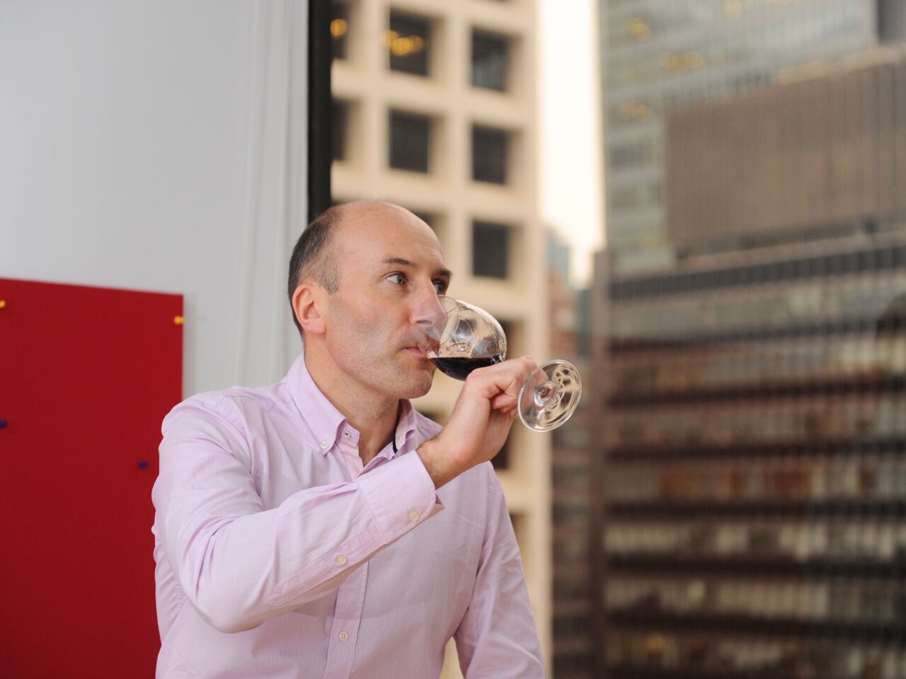 Tim Triptree Tasting Wine