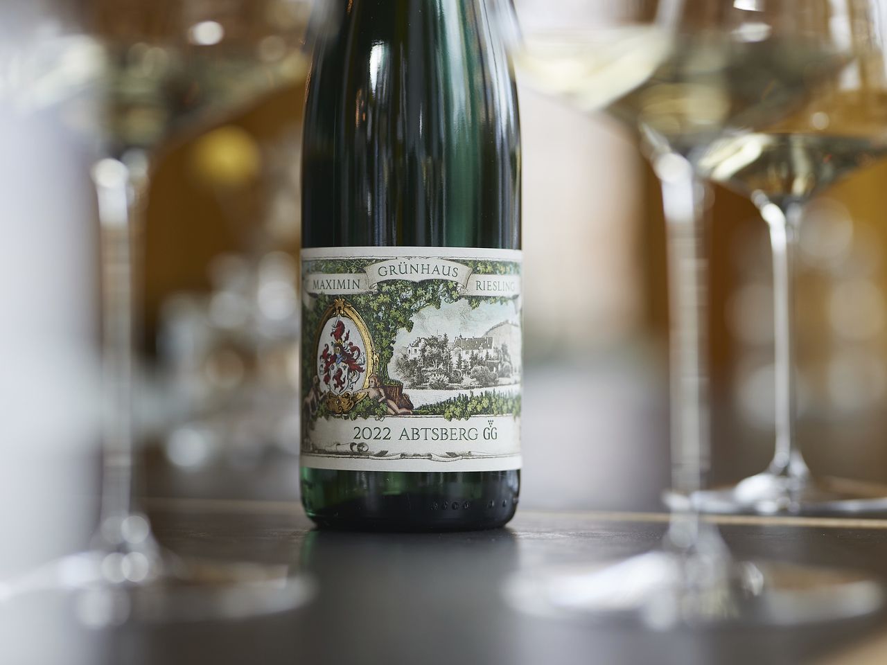 Weinflasche Abtsberg Riesling von Maximin Grünhaus