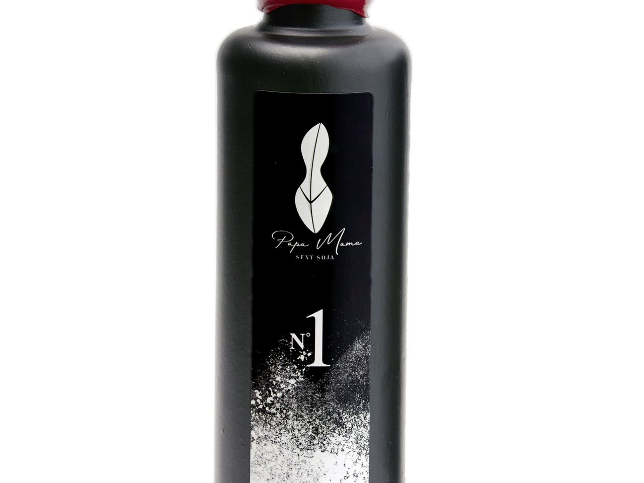 Beste Sojasauce Platz 5, schwarze Flasche mit rotem Deckel