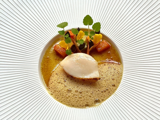 Norwegische Jakobsmuschel-La Société-Beste Restaurants in Köln