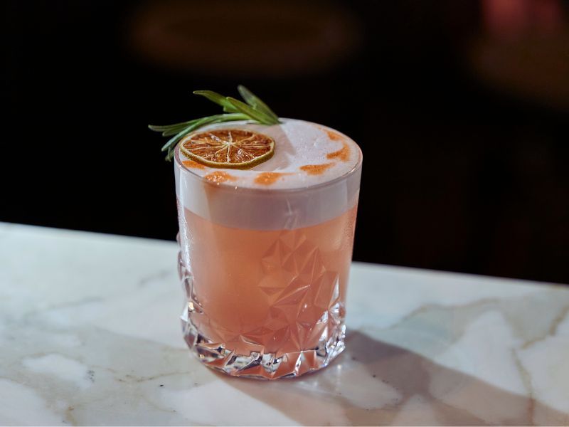 Winterlicher Cocktail