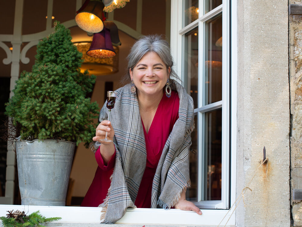 Küchenchefin Maria Groß in ihrer "Bachstelze"