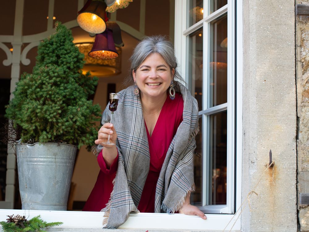 Küchenchefin Maria Groß in ihrer "Bachstelze"