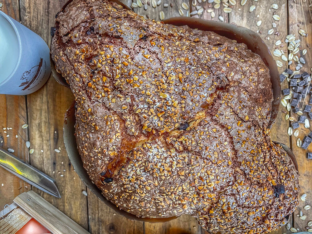 Colomba pasquale, italienischer Osterkuchen