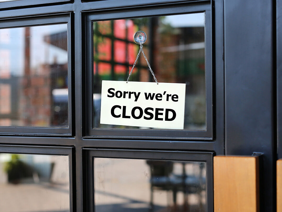 We´re closed