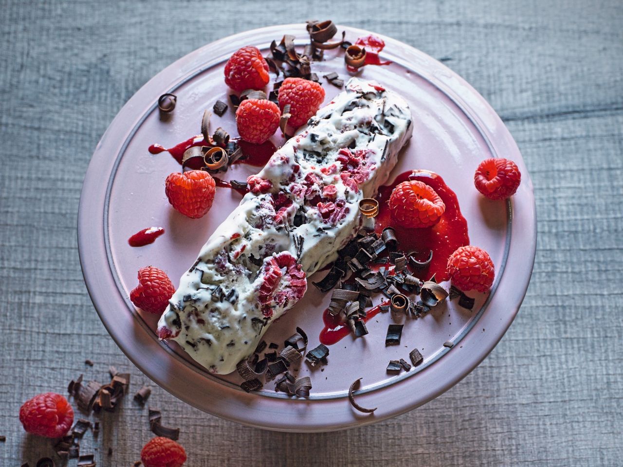 Himbeer Stracciatella