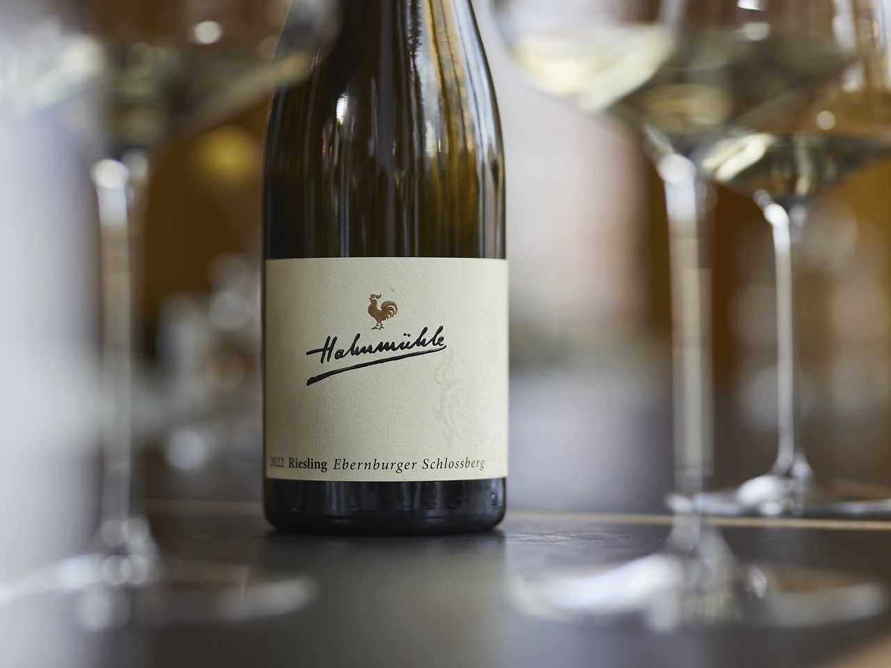 Riesling Flasche Ebern-Burger Schlossberg vom Weingut Hahnmühle 2022