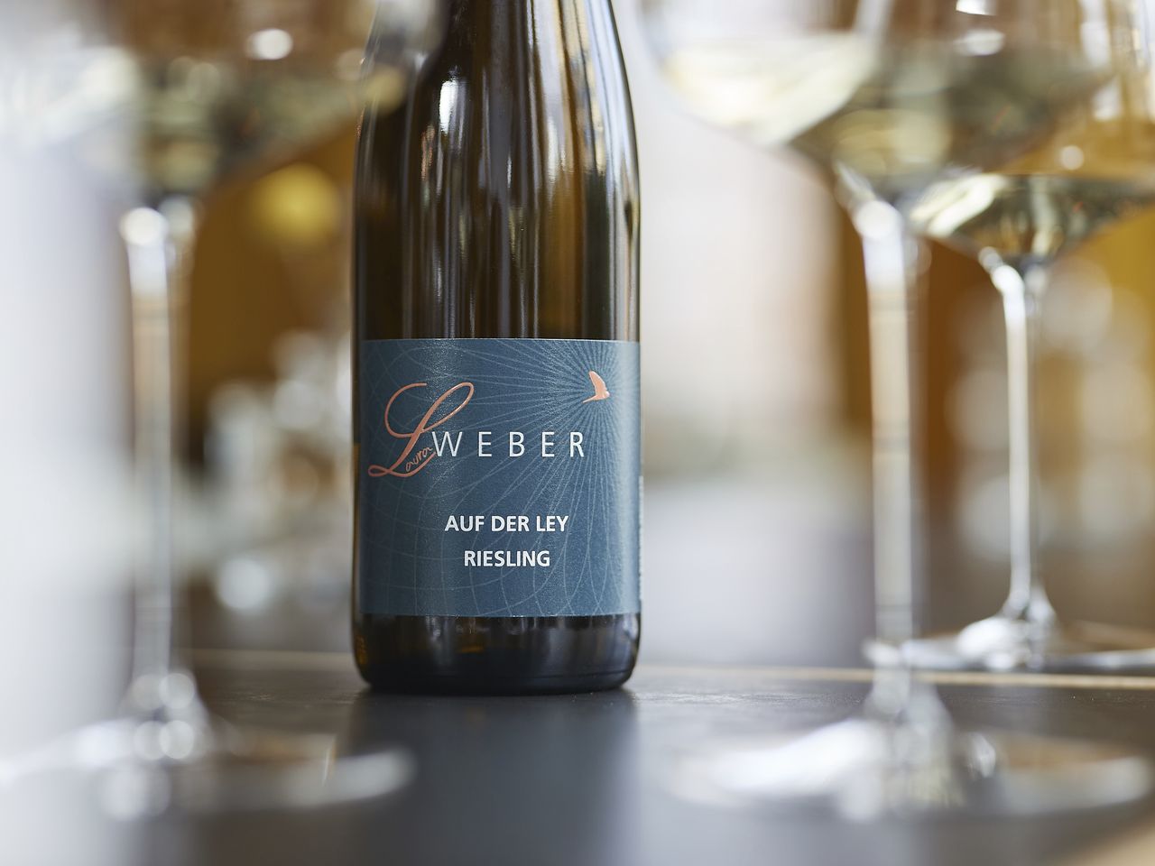 Riesling auf der Ley vom Weingut Udo Weber, 2022, Flasche