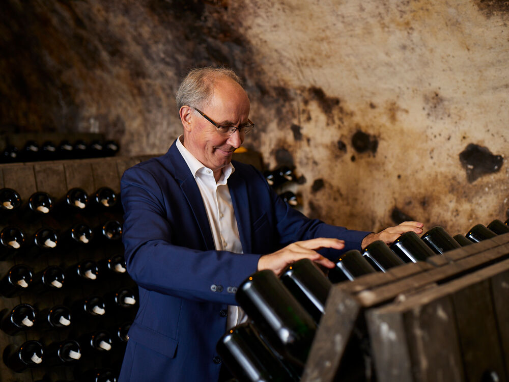 Marc Gauchey am Rüttelpult