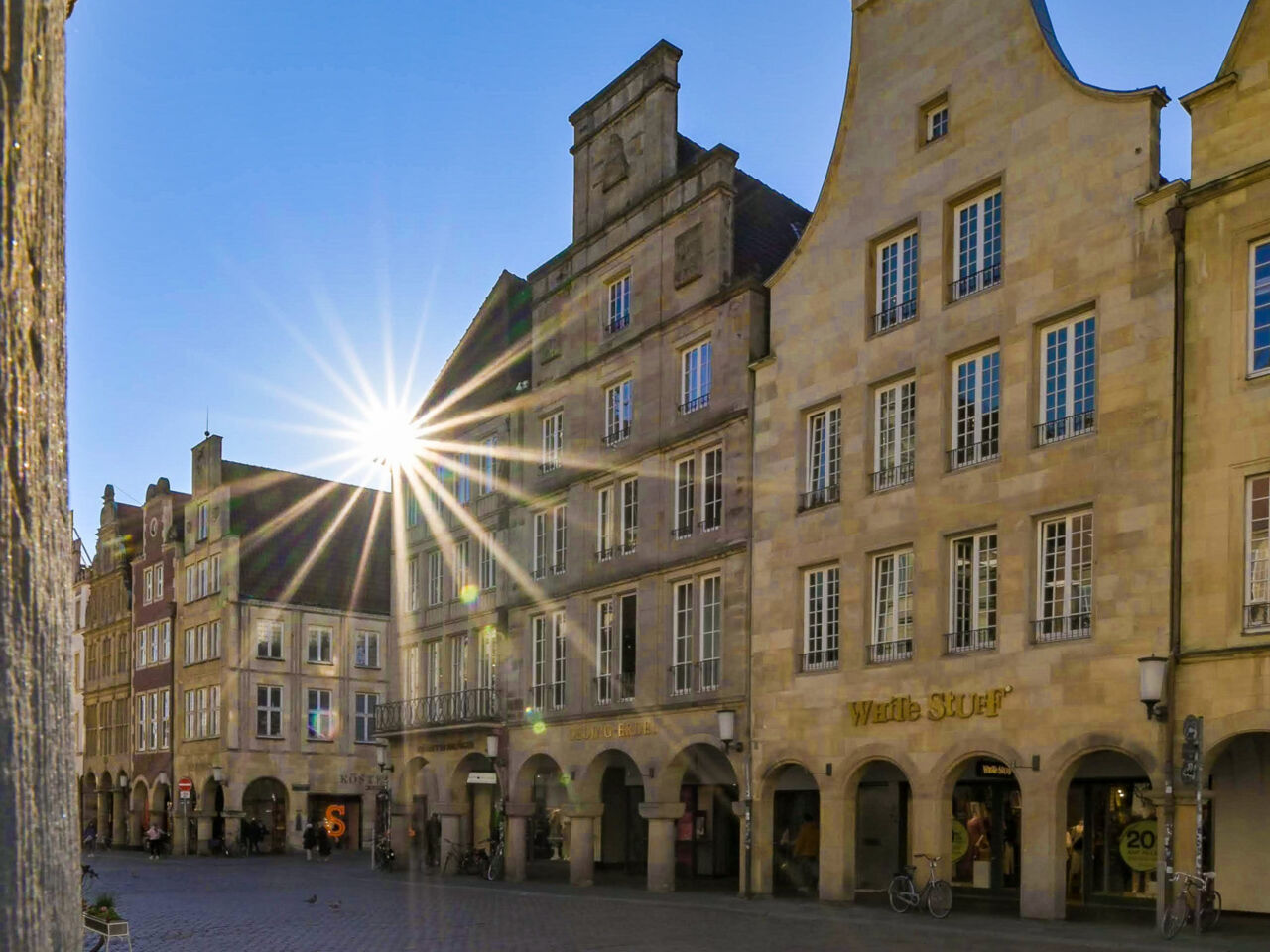 Münster Innenstadt Altstadt Prinzipalmarkt 