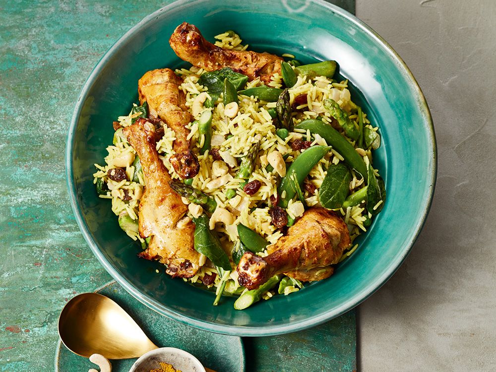 Chicken Biryani mit Gemüse