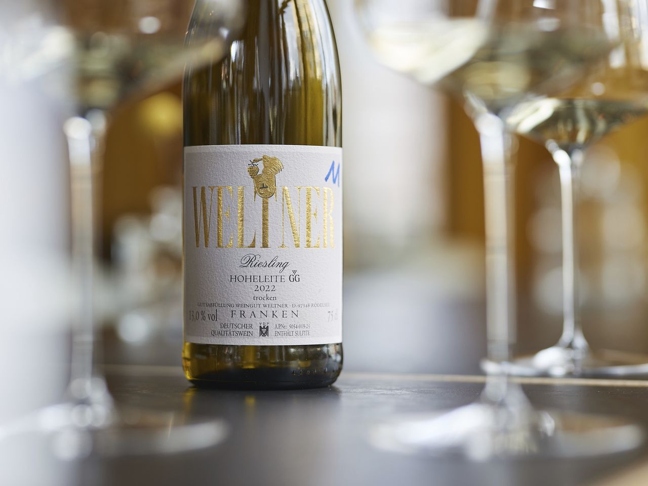 Hoheleite Riesling GG, Jahrgang 2022, Flasche