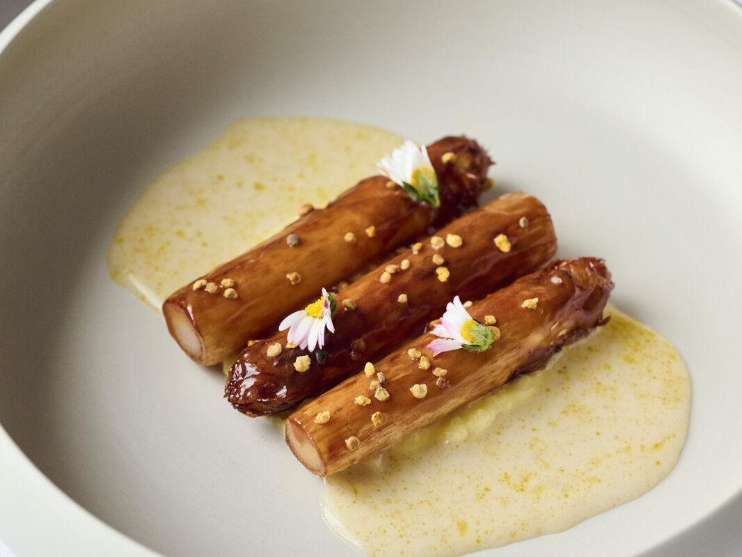 Dish_Spargel aus Reichenau von Tscharner_ Blütenpollen_Bienenb_preview
