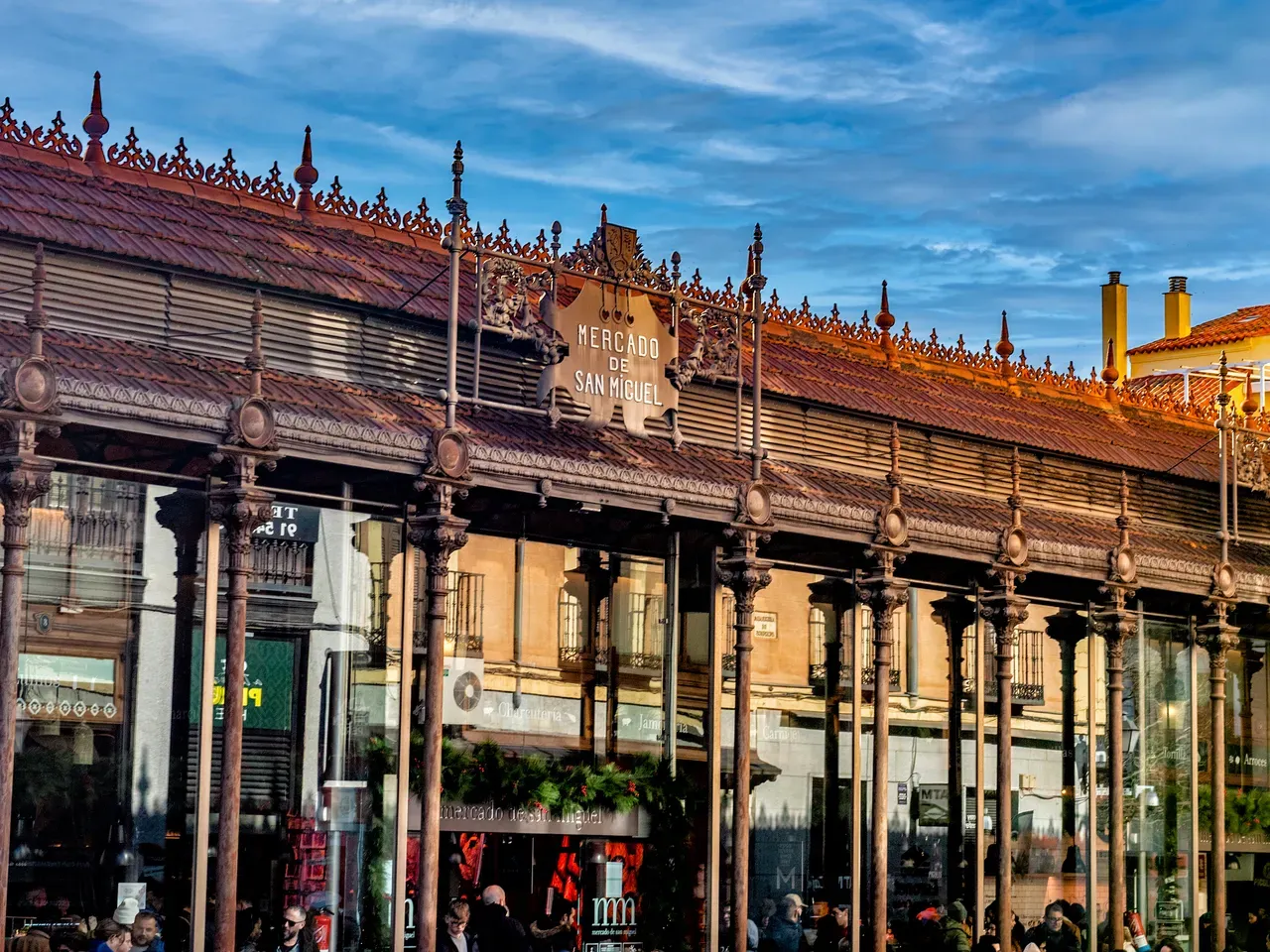 Mercado de San Miguel in Madrid, Au&szlig;enansicht