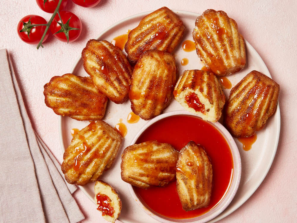 tomaten-madeleines-mit-tomatensirup