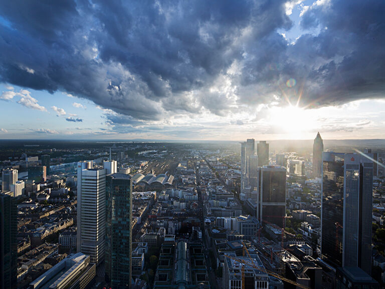 Blick vom Main Tower, Frankfurt am Main, Deutschland-Bassler, Markus