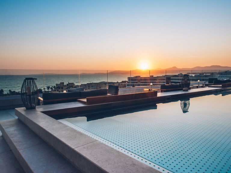Sonnenuntergang in der Bucht von Palma