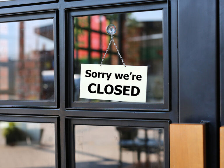 We´re closed