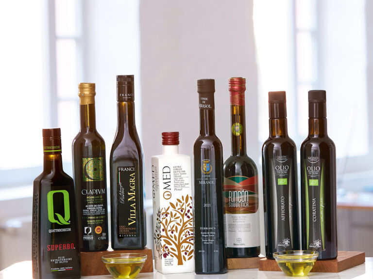 Olivenöl 8er-Set, Gewinner aus drei Kategorien. Olio Award 2022.